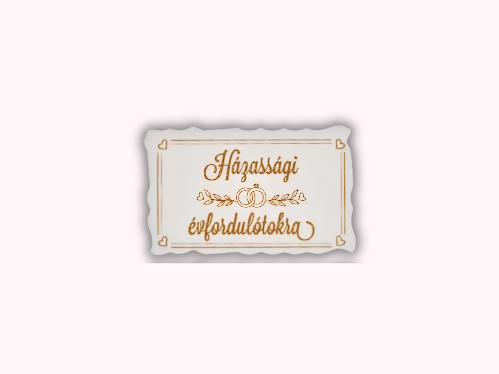 Házassági évfordulós cukortábla