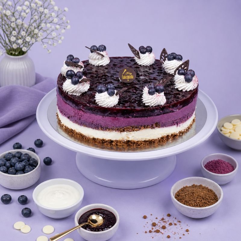 Áfonyás joghurt torta - Image 2