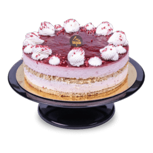 Málnás mascarpone torta (cukormentes)