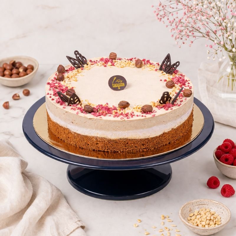 Málnás mogyoró torta - Image 2