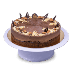 Mandulás csokoládé torta