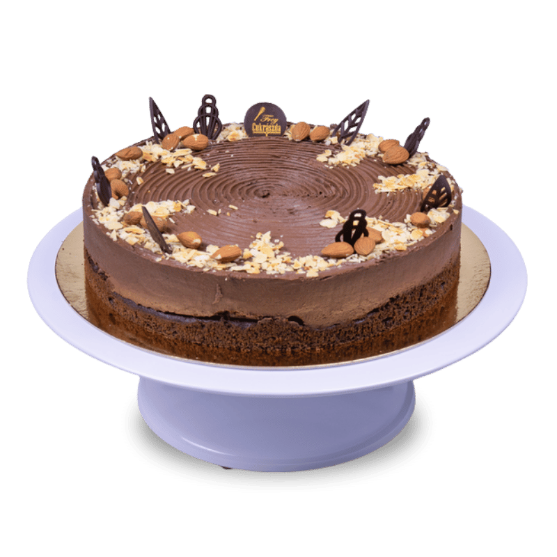 Mandulás csokoládé torta