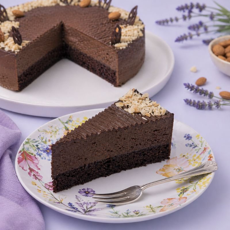Mandulás csokoládé torta - Image 3
