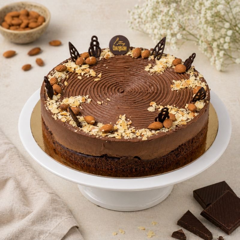 Mandulás csokoládé torta - Image 2
