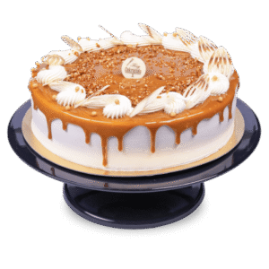 Sós karamell torta