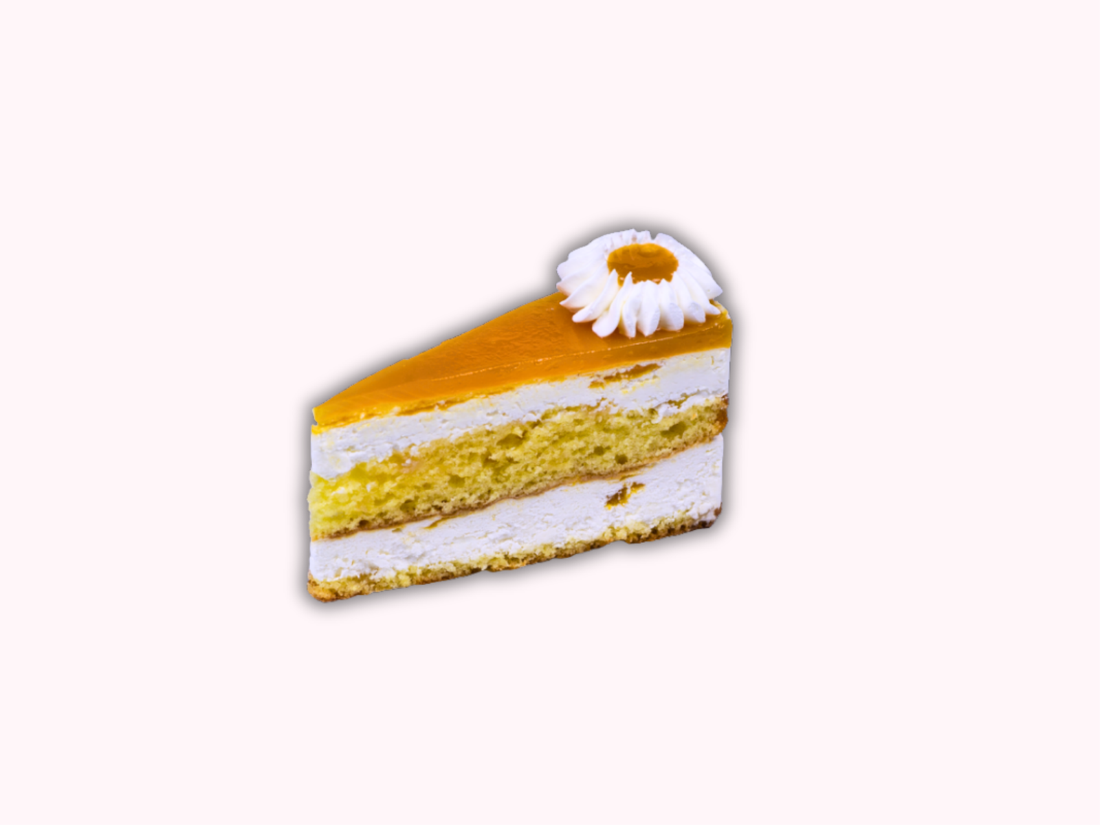 Mangó-maracuja túró tortaszelet
